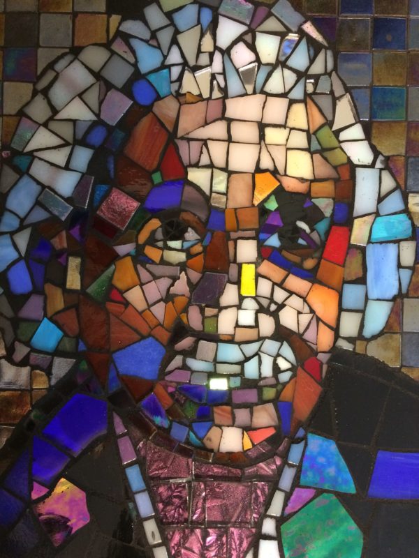 Albert Einstein mosaic