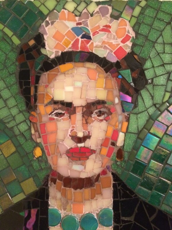 Frida Kahlo mosaic.