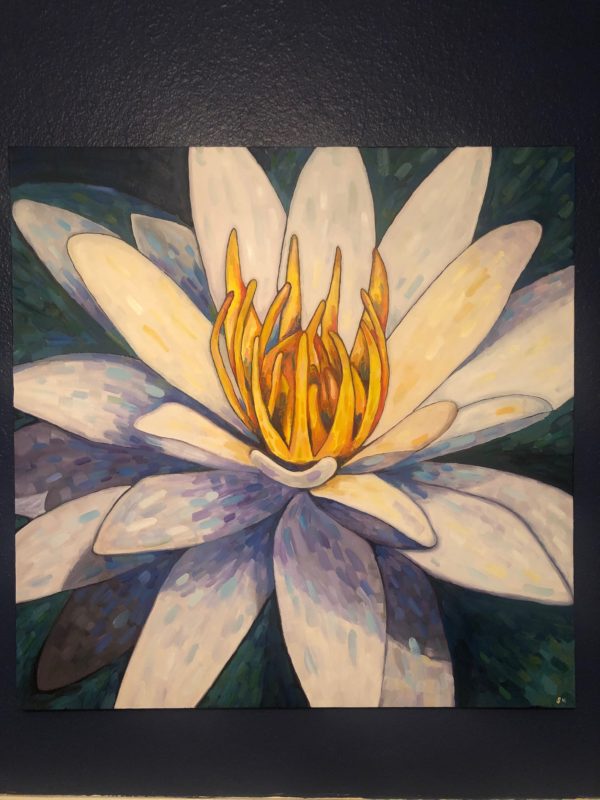 Lotus painting